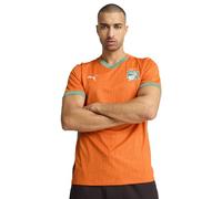 Puma Ivory Coast Replica 2025 Home Short Sleeve T-shirt Orange L Homme