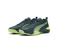 PUMA Eliminate Nitro 4 Chaussures d'intérieur Unisexes, Green Terrain Lumière pétillante, 42 EU