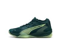 PUMA Chaussures de handball Eliminate NITRO™ SQD 4 Unisexe, Chaussures, Vert, 42.5 42.5