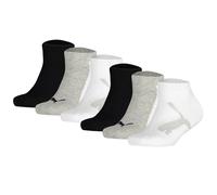 Puma Enfants Baskets Chaussettes - Kid's Btw Baskets,6er Paquet Noir/Gris/Blanc