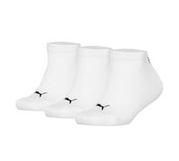 Puma Enfants Chaussettes Courtes, 3er Paquet - Uni Baskets 3P, Logo, Unicolore