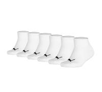 Puma Enfants Chaussettes Courtes 6er Paquet - Invisible,Ecom ,Plaine,Logo Blanc