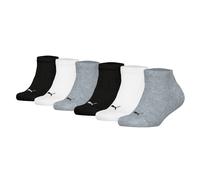 Puma Enfants Chaussettes Courtes 6er Paquet - Uni Baskets Ecom 6P, Logo, Couleur