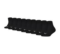 Puma Enfants Quartersocken, 9er Paquet - Uni Quart Ecom 9P, Logo, Unicolore