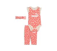 Puma Ensemble 3 Pièces À Motif Animal Minicats Essentials Newborn Bébé, Vêtements, Peach Frost, 2-4m