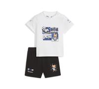 PUMA Ensemble à manches courtes BMW M Motorsport Essentials Bébé, Vêtements, Blanc, 1-2Y 1-2Y