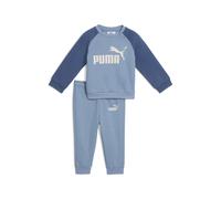 PUMA Ensemble avec haut ras du cou et manches raglan Minicats Essentials Bébé, Vêtements, Bleu, 2-4M 2-4M