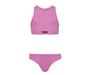 Puma Ensemble Bikini et Short pour Fille, Pourpre, 128 cm