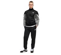 PUMA Ensemble de survêtement Essentials Block Homme Gris/Noir/Blanc Taille S