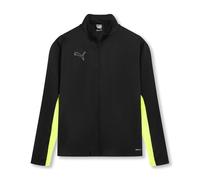 PUMA Ensemble de survêtement Finesse Performance pour homme, noir/jaune, L