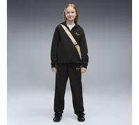 PUMA Ensemble de survêtement zippé Essentials Script Enfant et Adolescent, Accessoires, Noir, 11-12Y 11-12Y