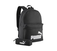 PUMA Ensemble Sac à Dos et Trousse Phase (20 L) OneSize, Black