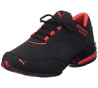PUMA ENZIN SL V2 JR Basket, Black-High Risk Red, 36 EU