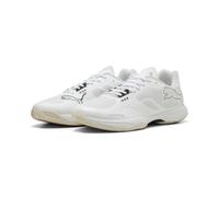 Puma Escarpins d'intérieur Unisexes Vantage Turbo 2, Blanc, Noir-Amande, Pointure 43