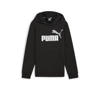 PUMA ESS+ 2 Col Big Logo Hoodie FL B, Transpirer Garçons, PUMA White-Medium Gray, 586987