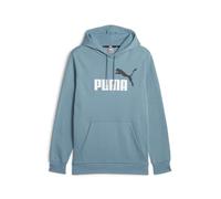 PUMA Ess+ 2 Col Big Logo Hoodie FL Sudation, Bleu Vif, M Homme
