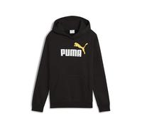 PUMA ESS 2 Color No. 1 Logo Hoodie FL B, Sudaderas Con Capucha Garçon, PUMA Black-Sunny Yellow,