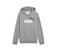 PUMA ESS 2 Color No. 1 Logo Hoodie FL B, Sweats à Capuche Garçon, Medium Gray Heather,