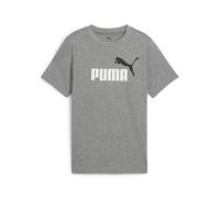 PUMA T-Shirt 'Essentials No.1' gris chiné / noir / blanc, Taille 128