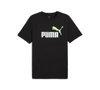 PUMA ESS 2 Color No. 1 Logo Tee, T-Shirts Mixte, PUMA Black-Spring Fern,