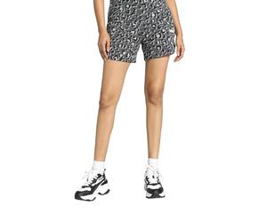 PUMA ESS+ Animal 5" AOP Shorts, Short en Maille Adultes Unisexes, PUMA Black, 677928