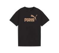 PUMA ESS Animal Logo Infill Tee G, T-Shirts Fille, PUMA Black, 164