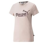 PUMA Ess+ Animal Logo Tee T-Shirt, Rose Quartz, M Femme