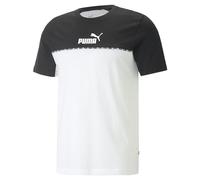 Puma Ess Block X Tape Short Sleeve T-shirt Blanc S Homme