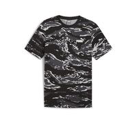 PUMA ESS+ Camo AOP Tee, T-Shirts Unisexe, PUMA Black, 683235 S
