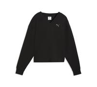PUMA Ess Elevated Comfort V-Neck Crew DK Sweats Crew Femme (Lot de 1)