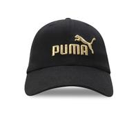 PUMA Casquette de baseball ESS N°1 Logo – Noir/Or – Mixte Adulte Taille unique