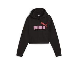 PUMA ESS Logo Cropped Hoodie G, Transpirer Filles, PUMA Black, 671134 116