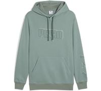 PUMA ESS Logo Lab Execution Hoodie TR, Sudaderas Con Capucha Homme, Green Moon,