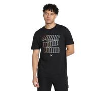 PUMA ESS Logo Lab HOG Tee, T-Shirts Mixte, Light Gray Heather,