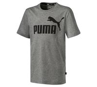 Puma ESS Logo Tee B T- T-Shirt,Garà§on-Gris (Medium Gray Heather), 12 ans (Taille Fabricant:152)