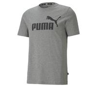 PUMA Ess Logo Tee T-shirt Homme, Gris, Taille S