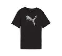 PUMA ESS Metallic Tee G, T-Shirts Fille, PUMA Black,