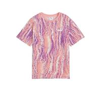PUMA ESS NATURE 2.0 AOP Tee G, T-shirts Fille, Pink Fruit,