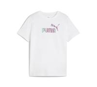 PUMA ESS NATURE 2.0 Tee G, T-shirts Fille, PUMA White,