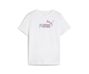 PUMA ESS NATURE 2.0 Tee G, T-shirts Fille, PUMA White,