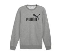 Puma Pull ras du cou à logo ESS N° 1 Crew FL Homme Medium Gray Heather