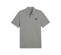 PUMA ESS No. 1 Logo Pique Polo, Polos Homme, Medium Gray Heather,