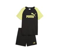 PUMA ESS No.1 Logo Poly Tee and Shorts Set B, Costumes tricotés Garçon, PUMA Black,