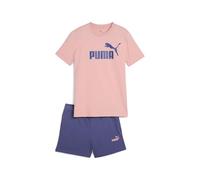 PUMA ESS No.1 Logo Tee and Shorts Set G, Costumes tricotés Fille, Pink Fruit, 164