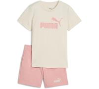 Puma Ess No.1 Logo Tee And Shorts Set Ps Tracksuit Boys Rose 4-5 ans Male