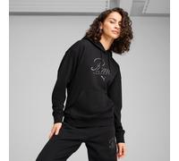 PUMA Sweat de sport 'ESS SCRIPT' gris foncé / noir, Taille XL