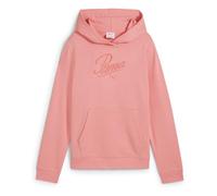 PUMA ESS Script Hoodie TR G, Sudaderas Con Capucha Fille, Pink Fruit,