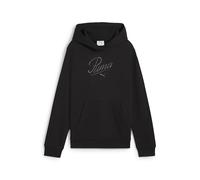 PUMA ESS Script Hoodie TR G, Sudaderas Con Capucha Fille, PUMA Black, 128