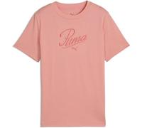 PUMA ESS SCRIPT Tee G, T-shirts Fille, Pink Fruit,
