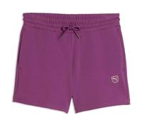 PUMA ESS Short surélevé Taille mi-Haute Prune 12,7 cm